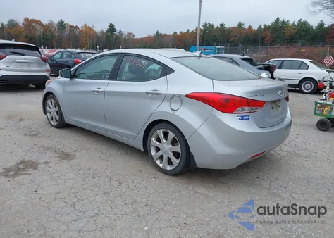 2012 Hyundai Elantra Limited из США, поврежденный, VIN 5NPDH4AE7CH117920
